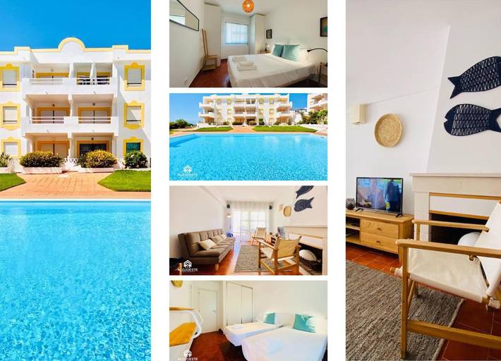 Apartamento de férias para 4 pessoas, com piscina e jardim e ainda vista em Ericeira