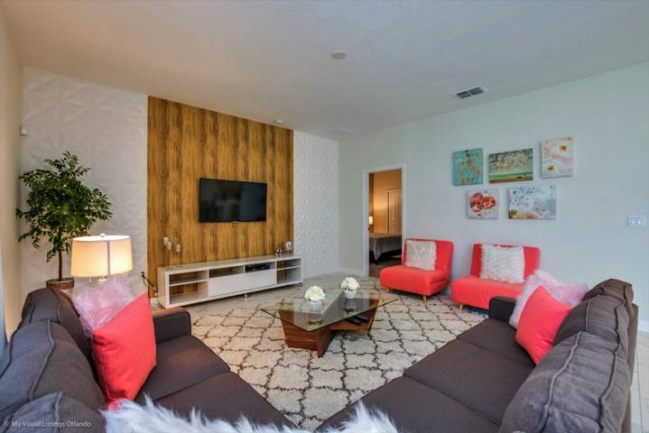 Villa for 10 people, with children pool and pool, kid friendly in Davenport (FL)