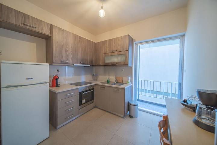 Appartement entier, Appartement de vacances pour 6 personnes avec balcon in Région d'Iraklio-Héraklion