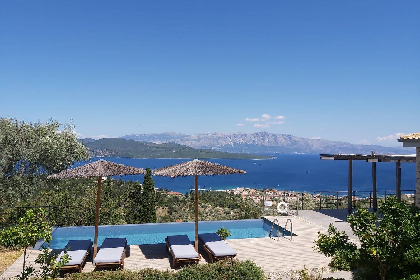 Costa Emmelia Luxury Villa with panoramic sea view and infinity pool! in Nikiana, Alexandros