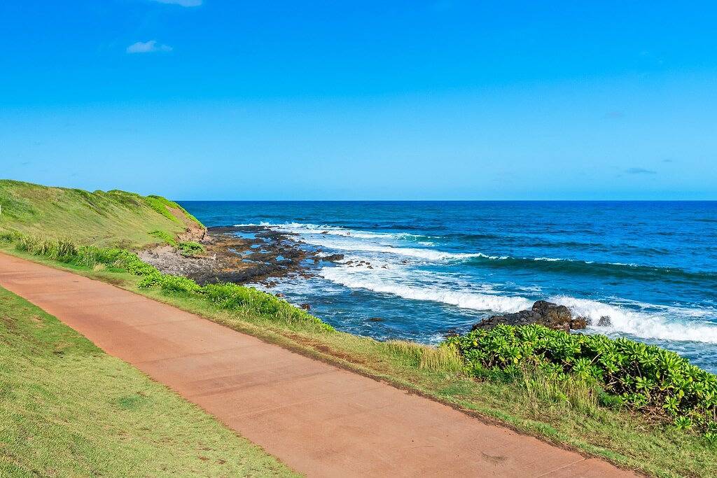 Ganze Wohnung, Direct Beachfront/Oceanfront Condo - 3 minute walk into Kapa'a in Kapaa, Kauai