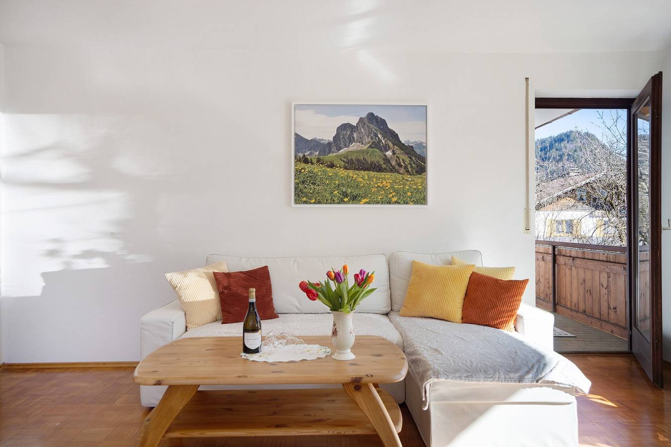 Hel lejlighed, Apartment 'Haus Bergliebe – Breitenbergblick' with Mountain View, Balcony and Wi-Fi in Pfronten, Schwaben (Bayern)