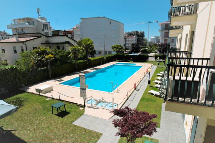 Vakantiewoning voor 4 personen, met balkon/terras in Jesolo