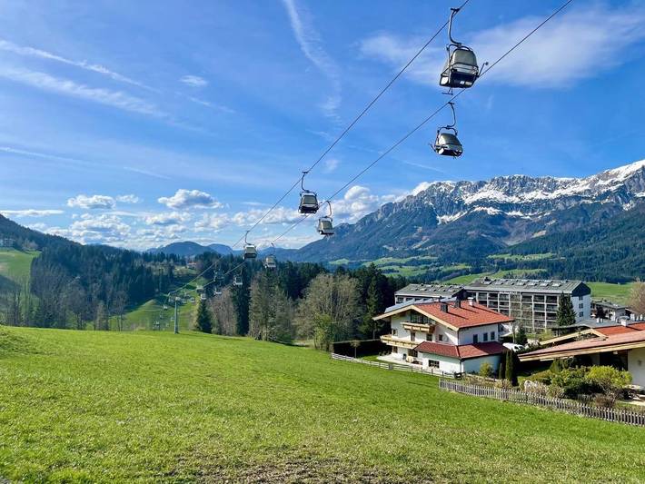 Ferienwohnung für 7 Personen, mit Ausblick und Garten, kinderfreundlich in Ellmau