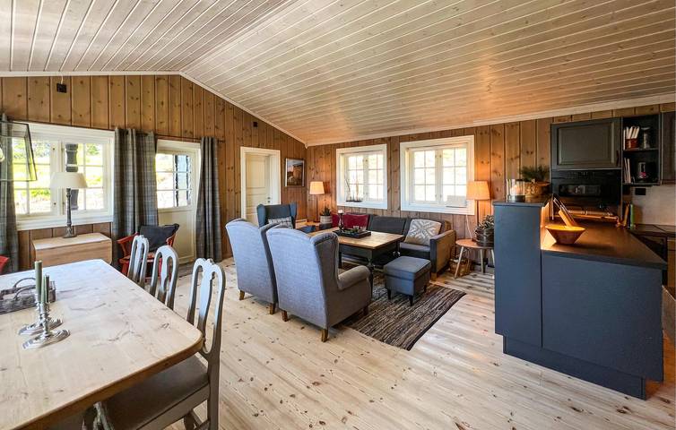 Location de vacances pour 8 personnes, avec terrasse et sauna dans Sjusjoen - 4