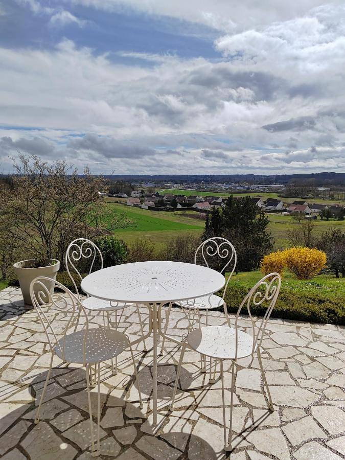 Maison de vacances pour 3 personnes, avec vue et jardin