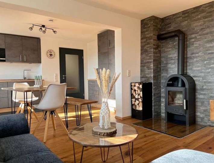 Ferienwohnung für 4 Personen, mit Ausblick in Schönberg (Bayern)
