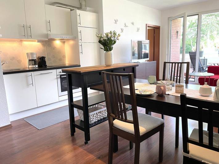 Ferienwohnung für 4 Personen, mit Balkon und Garten in Sahlenburg