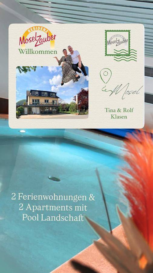 Ganze Wohnung, Residenz Moselzauber - Ferienwohnungen mit Pool Landschaft in Ernst, Cochem-Zell