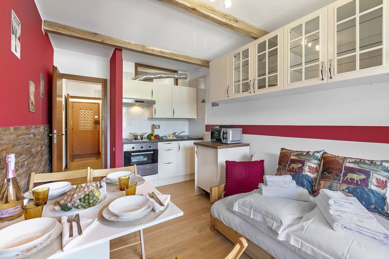 Ganze Wohnung, Ski-Apartment mit Bergblick, WiFi und ruhiger Lage in Sestriere, Via Lattea