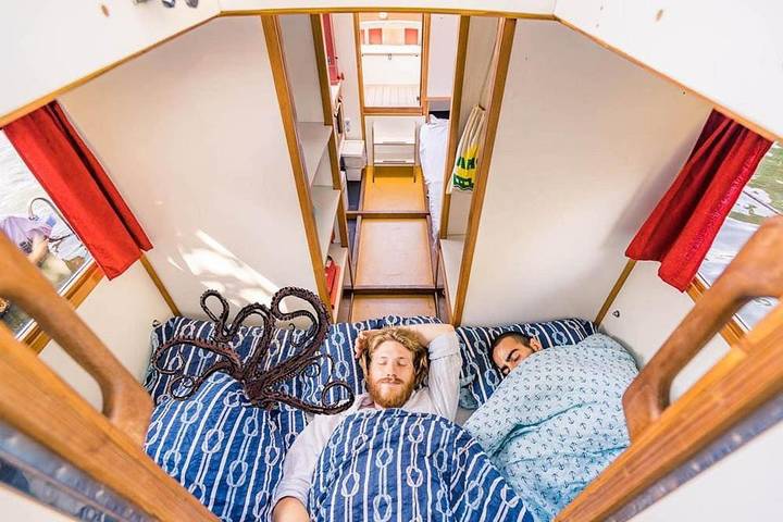 Boot für 4 Personen, mit Terrasse und Seeblick sowie Ausblick