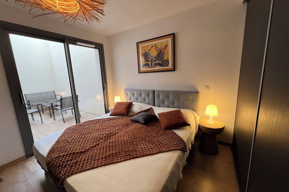 Ganze Wohnung, Luxurious T4, rated 4 stars, swimming pool, 115 m2, garage in La Grande-Motte, Côte d'Améthyste