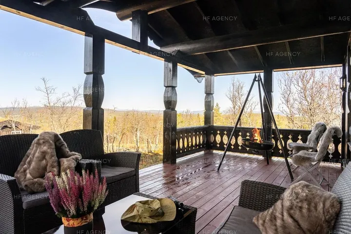 Ferienhaus für 10 Personen, mit Sauna und Ausblick sowie Terrasse - 1