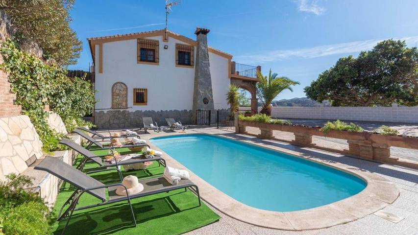 Casa rural para 9 personas, con Terraza y Piscina en Almáchar - 3