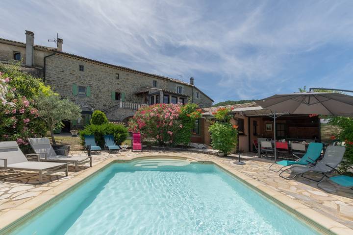 Ferienhaus für 6 Personen, mit Balkon und Garten in den Cevennen