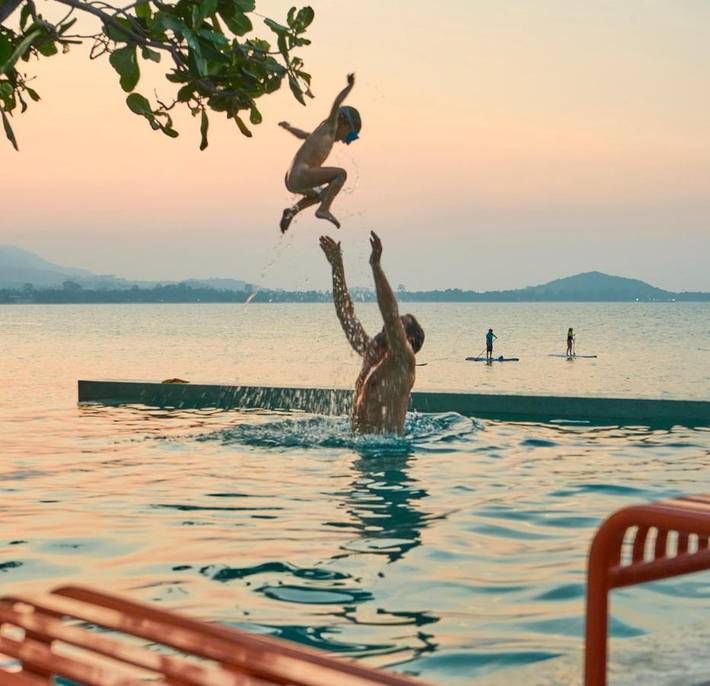 Resort für 3 Personen, mit Garten und Pool auf Koh Samui