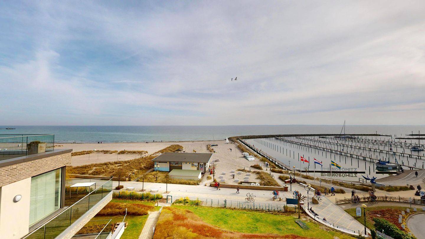 Entire apartment, Meerblick-Penthouse in Traumlage am Grömitzer Strand für Familien in Grömitz, East Holstein