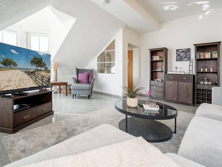 Ferienwohnung für 4 Personen, mit Seeblick und Balkon, kinderfreundlich in Bansin - 2