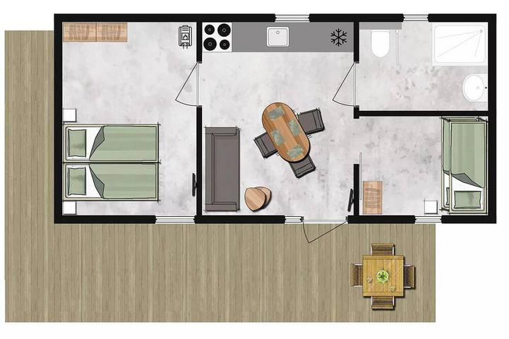 Camping pour 4 personnes dans Ardennes (Belgique)