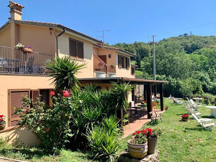 Chambre d’hôte pour 4 personnes, avec jardin ainsi que balcon et vue à Castiglione della Pescaia