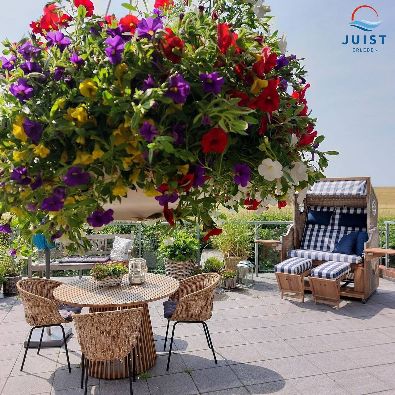 Ganze Wohnung, Stilvoll, modern und großzügig – Ihre Ferienwohnung mit Strandkorb in Juist