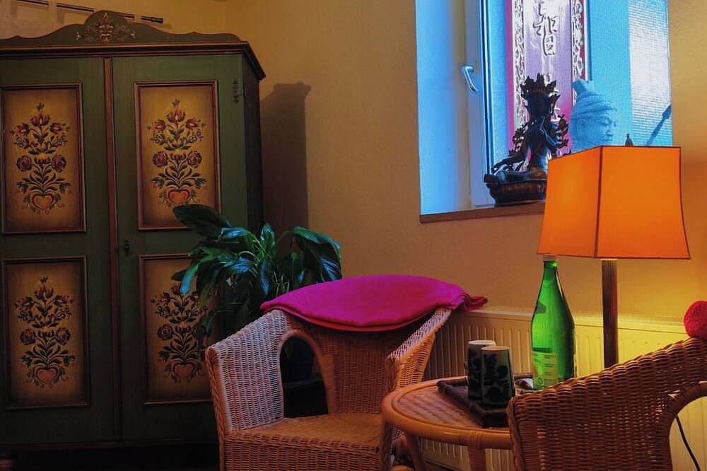 Grüne Tara Zimmer im Tantrischen Kloster in Kaufbeuren, Bayerisch Schwaben