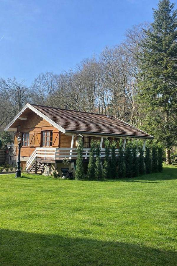 Chalet pour 5 personnes, avec Terrasse ainsi que Jardin et Vue
