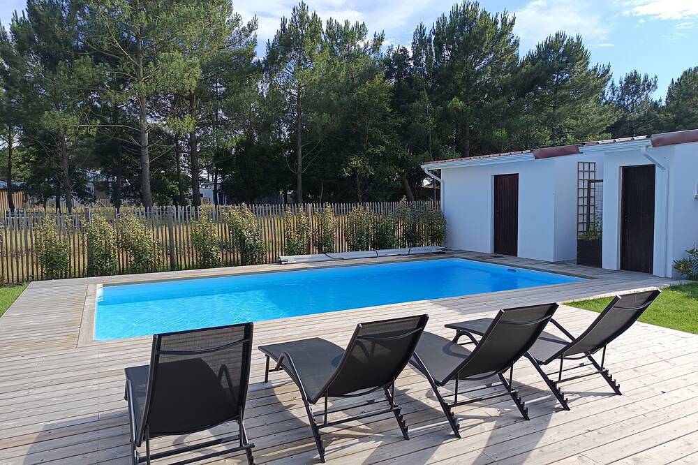 Villa pour 8 Personnes dans Mimizan, Côte d’Argent