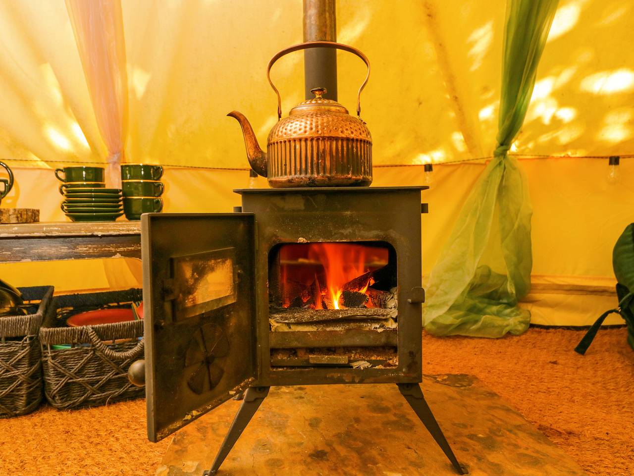 Jungle Bell Tent in Hampshire