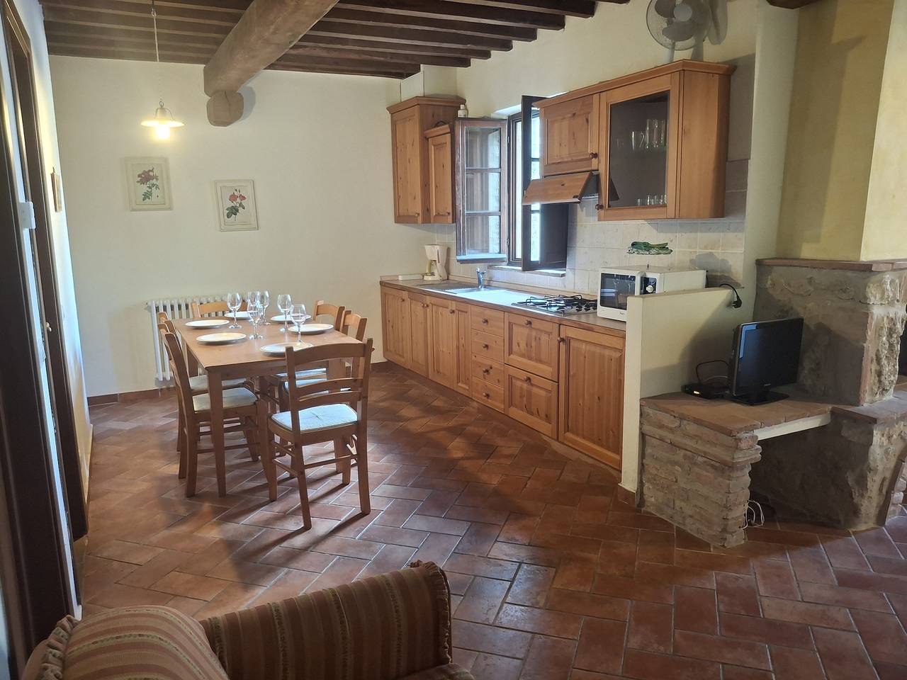 Haus mit privatem Garten in Crete Senesi in Asciano, Siena Provinz