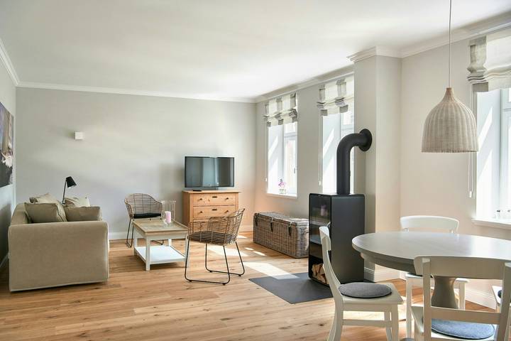 Ferienwohnung für 3 Personen, mit Terrasse und Sauna, mit Haustier in Waabs