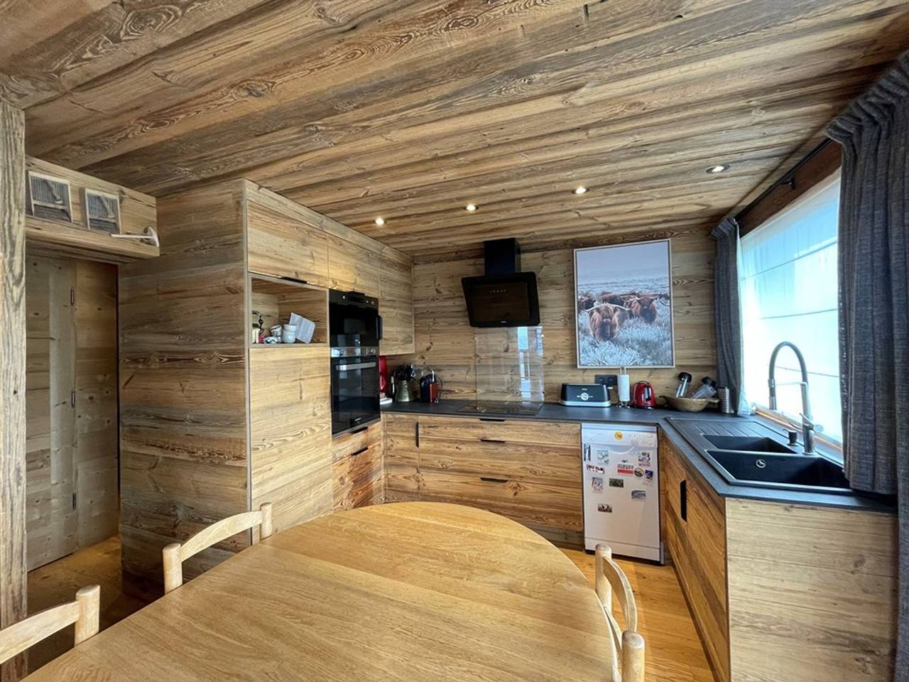Entire apartment, Ski-in/ski-out apartment, 3 bedrooms, hammam, wifi, parking - Crest-Voland in Cohennoz, Albertville region