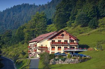 Hôtel pour 2 personnes, avec vue ainsi que terrasse et sauna, animaux acceptés dans Le Tanet