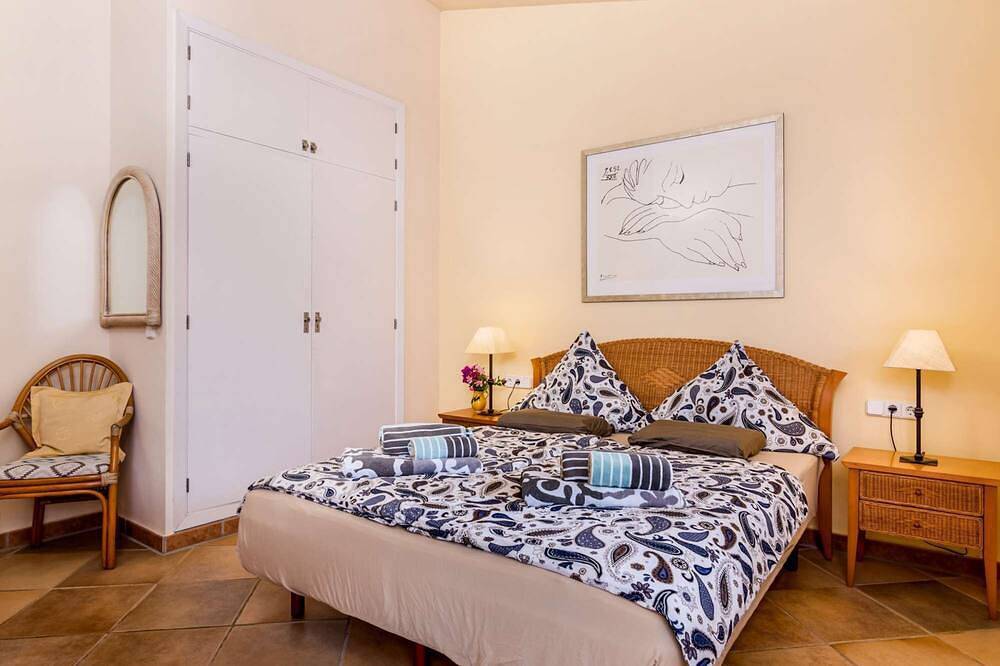 Mediterranes Ferienhaus mit schönem Meerblick in Costa de la Calma auf Mallorca in Costa de la Calma, Calvià