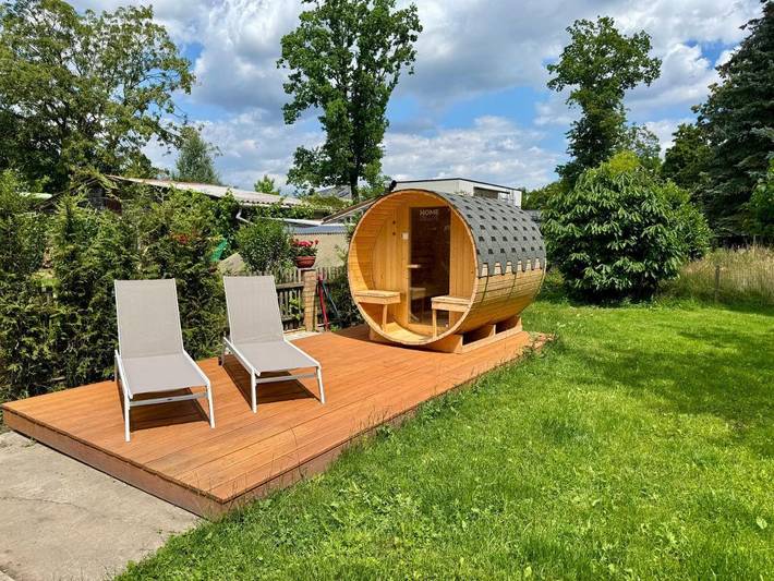 Ferienwohnung für 6 Personen, mit Terrasse und Sauna sowie Ausblick in Kulkwitzer See - 2