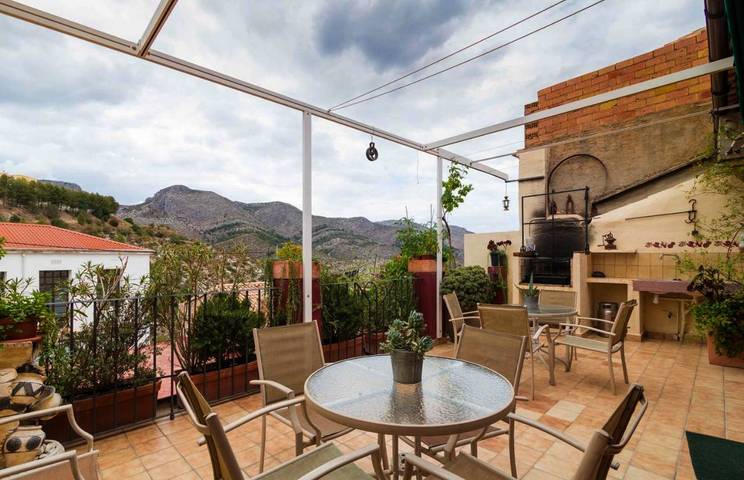 Casa rural para 12 personas, con Balcón y Terraza además de Piscina y Vistas en Castell de Castells - 2