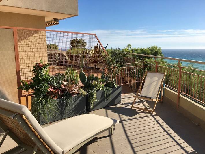 Vakantiewoning voor 3 personen, met terras in Ventimiglia