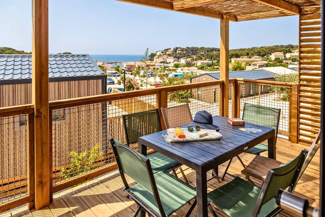 Mobil Home Premium 3 estancias 4 Personas Clima + Tv in Provenza