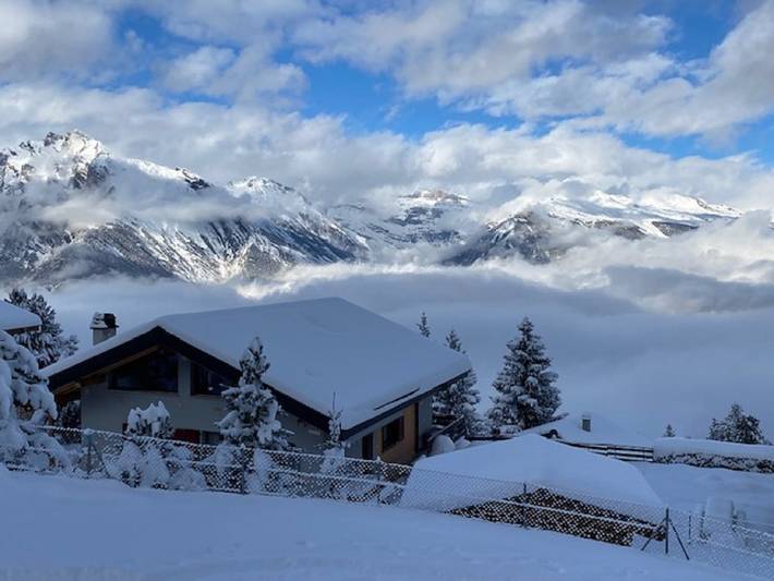 Ferienhaus für 8 Personen, mit Garten und Sauna sowie Terrasse, mit Haustier in Nendaz
