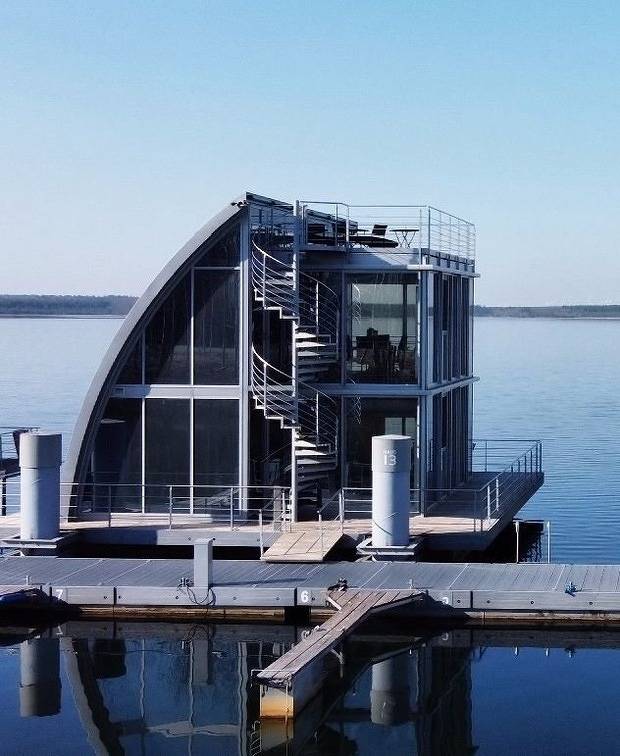 Ferienwohnung für 4 Personen, mit Terrasse und Ausblick sowie Seeblick in Geierswalde