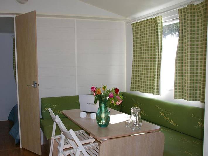 Camping La Cigaline - Mobilheim 6 personen - Mh3 Bergerac, mit Sanitäranlagen in Montpon-Ménestérol, Périgord Blanc