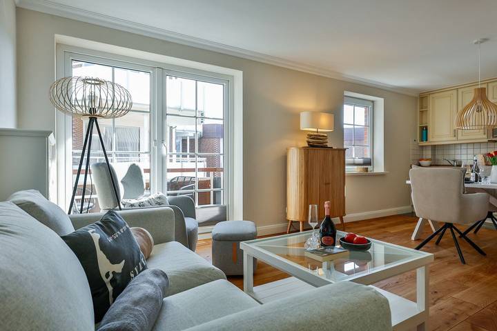 Ferienwohnung für 2 Personen, mit Balkon und Sauna in Westerland
