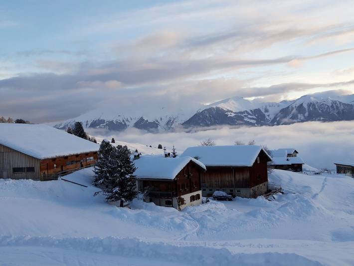 Ferienwohnung für 4 Personen, mit Garten in Tschappina