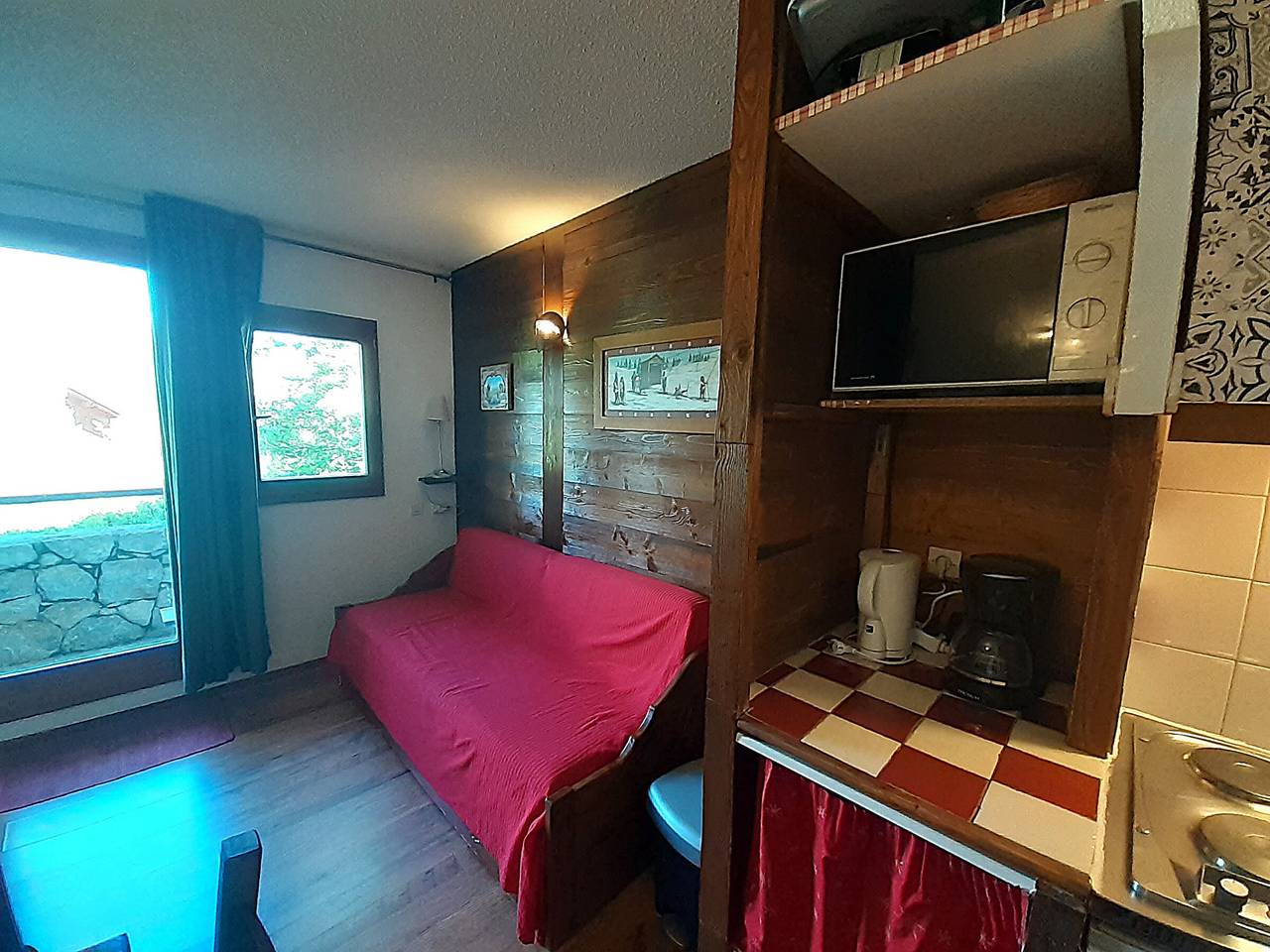 Entire studio, Cozy studio in Valfréjus, near the slopes in Valfréjus, Modane