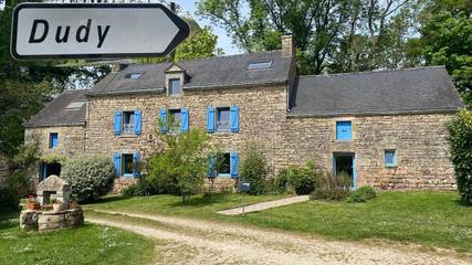 Gîte pour 5 personnes, avec terrasse et vue à Plumergat
