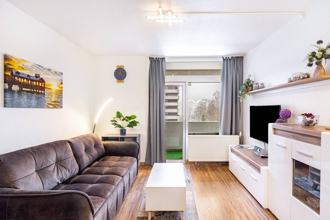 Appartement entier, Appartement "Harz Mit Elan" avec vue sur les montagnes, balcon et Wi-Fi in Bad Harzburg, Harzvorland