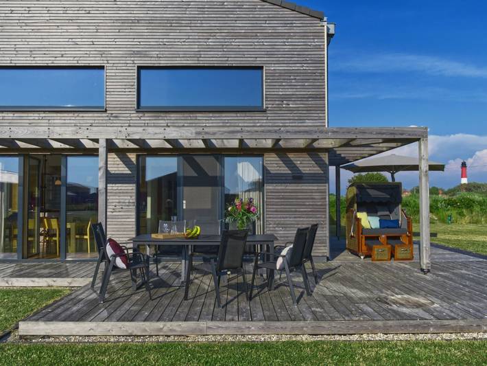 (18) Gud Jard Chalet Leuchtfeuer, Kat. Traumblick - Designferienhaus Leuchtfeuer (18) mit exklusiver Ausstattung in Nordfriesische Inseln (Schleswig-Holstein) (Schleswig-Holstein), Pellworm