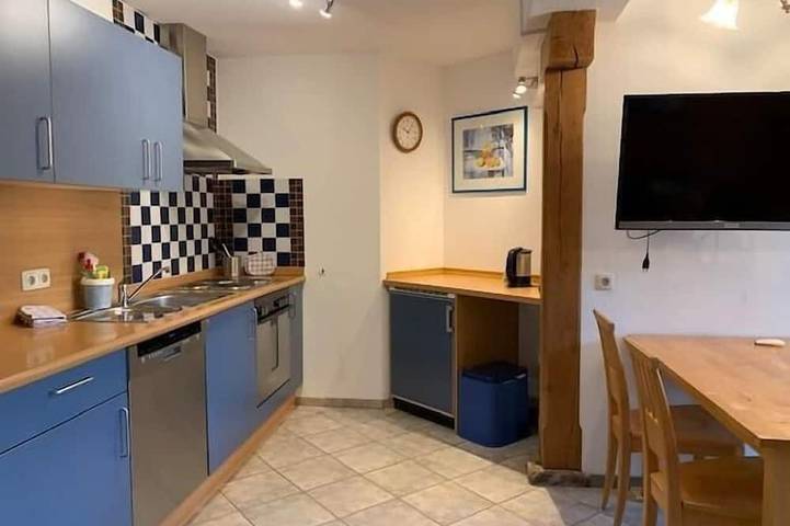 Ferienwohnung für 5 Personen, mit Garten und Balkon