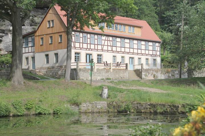 Ferienwohnung für 5 Personen, mit Ausblick und Seeblick sowie Garten in Sächsische Schweiz - 4