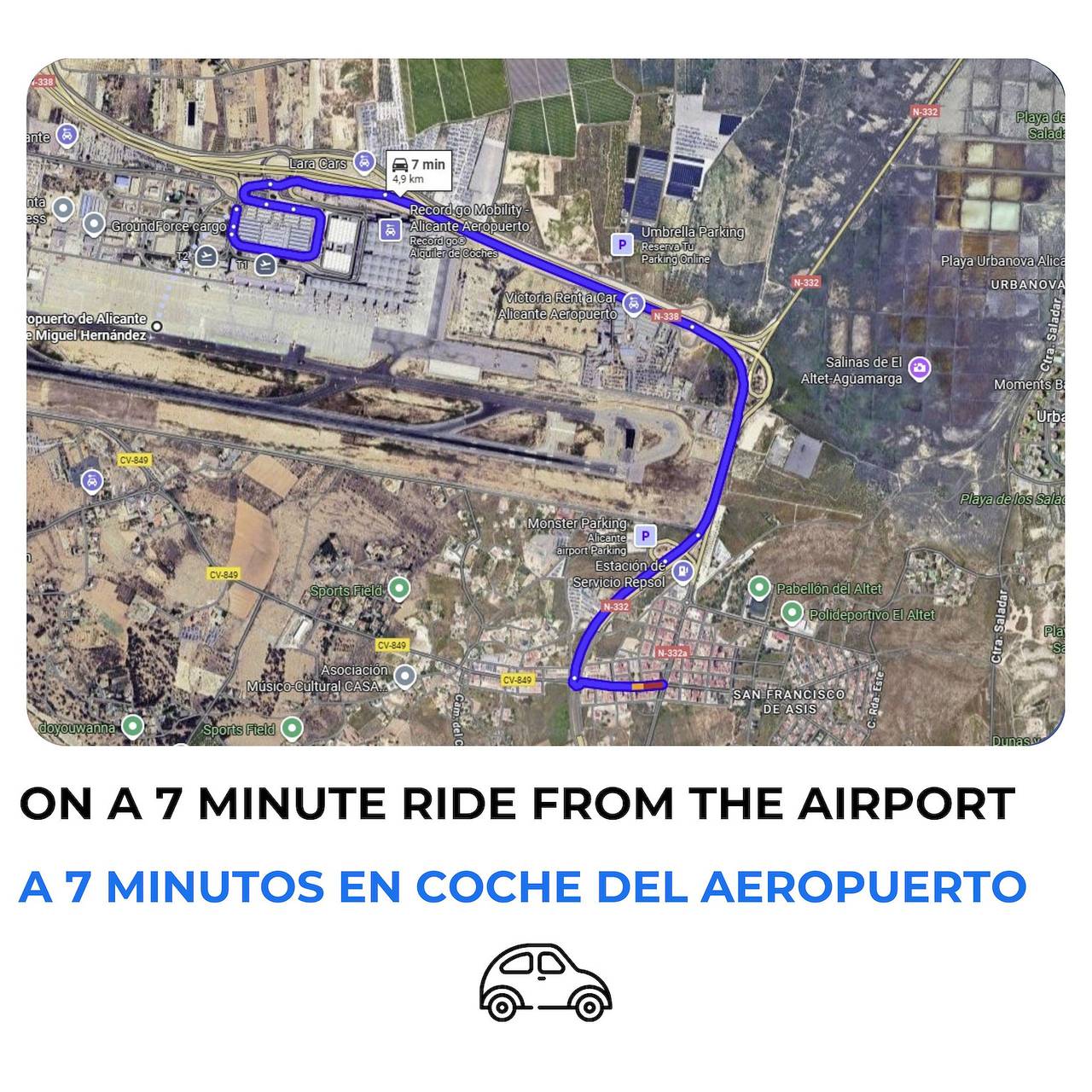 Apartamento entero, Apartamento de vacaciones para 4 personas in Elche, Costa Blanca